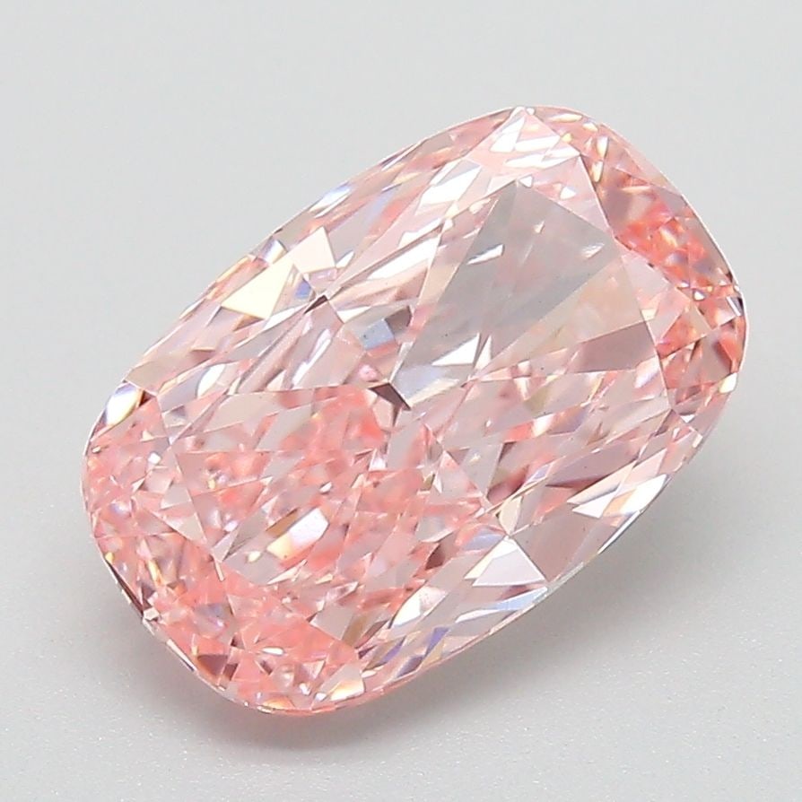 Loose Diamond - CUSHION MODIFIED 3.02ct Fancy Intense Pink VS1: Loose Diamond - CUSHION MODIFIED 3.02ct Fancy Intense Pink VS1 Source: This is a real non-mined Diamond that has been grown in a lab Shape: CUSHION MODIFIED Carats: 3.02 Color: Fancy Intense Pink Cert