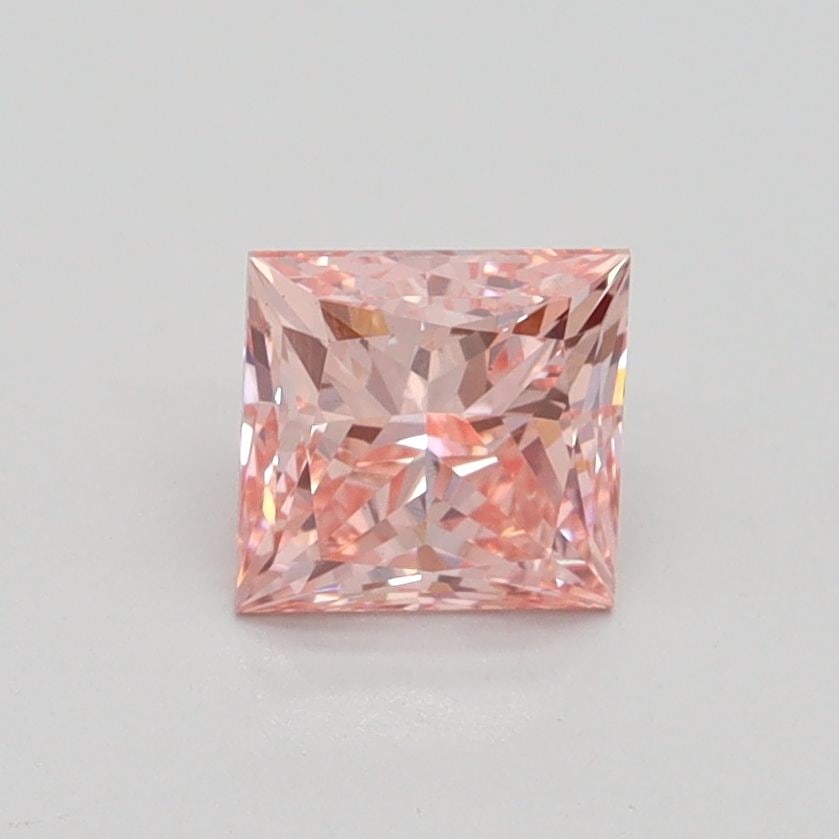 Loose Diamond - PRINCESS 0.86ct Fancy Intense Pink VS2: Loose Diamond - PRINCESS 0.86ct Fancy Intense Pink VS2 Source: This is a real non-mined Diamond that has been grown in a lab Shape: PRINCESS Carats: 0.86 Color: Fancy Intense Pink Certification: IGI V
