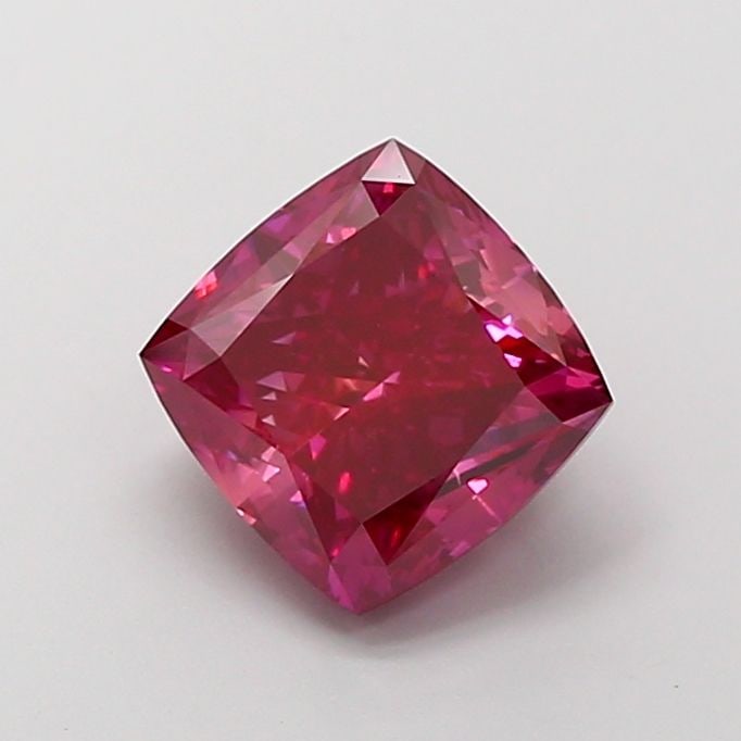 Loose Diamond - CUSHION BRILLIANT 3.76ct Fancy Vivid Pink VS1 (1 of 1)
