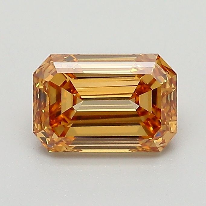 Loose Diamond - EMERALD 1.05ct Fancy Light Yellowish Brown VVS2: Loose Diamond - EMERALD 1.05ct Fancy Light Yellowish Brown VVS2 Source: This is a real non-mined Diamond that has been grown in a lab Shape: EMERALD Carats: 1.05 Color: Fancy Light Yellowish Brown Cer