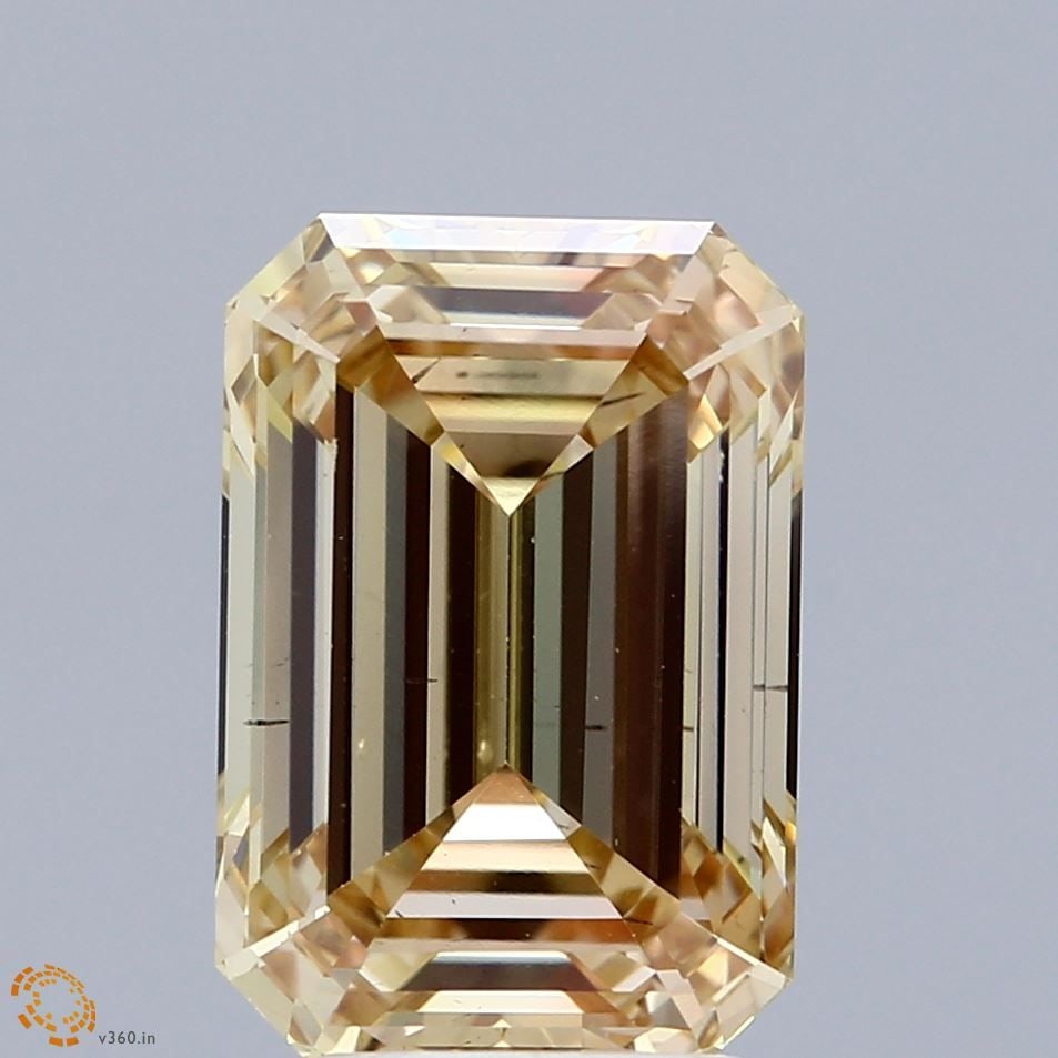Loose Diamond - EMERALD 5.02ct Fancy Yellow VS2: Loose Diamond - EMERALD 5.02ct Fancy Yellow VS2 Source: This is a real non-mined Diamond that has been grown in a lab Shape: EMERALD Carats: 5.02 Color: Fancy Yellow Certification: IGI Video: