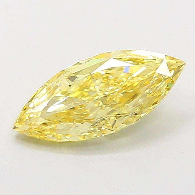 Loose Diamond - MARQUISE 1.98ct Fancy Vivid Yellow VS1: Loose Diamond - MARQUISE 1.98ct Fancy Vivid Yellow VS1 Source: This is a real non-mined Diamond that has been grown in a lab Shape: MARQUISE Carats: 1.98 Color: Fancy Vivid Yellow Certification: NONE 