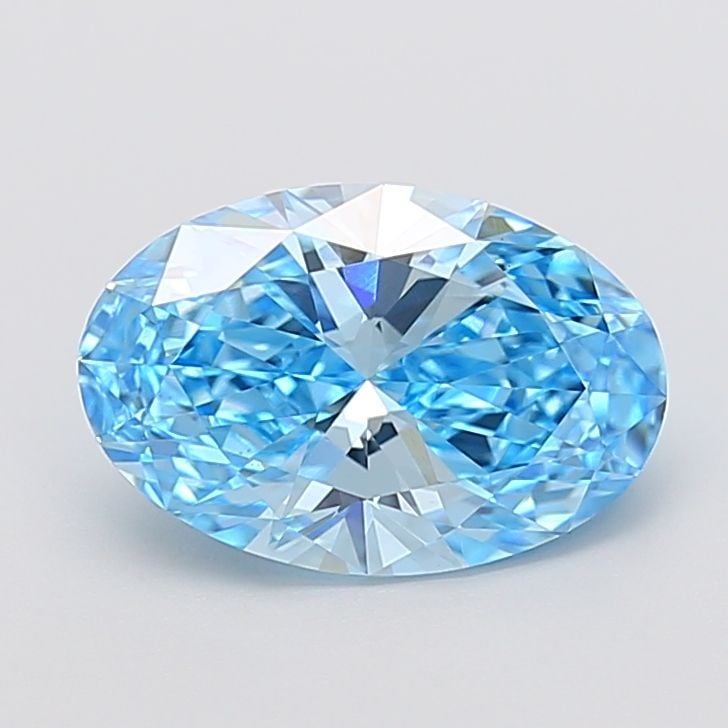 Loose Diamond - OVAL 3.01ct Fancy Vivid Blue VVS2: Loose Diamond - OVAL 3.01ct Fancy Vivid Blue VVS2 Source: This is a real non-mined Diamond that has been grown in a lab Shape: OVAL Carats: 3.01 Color: Fancy Vivid Blue Certification: IGI Video: