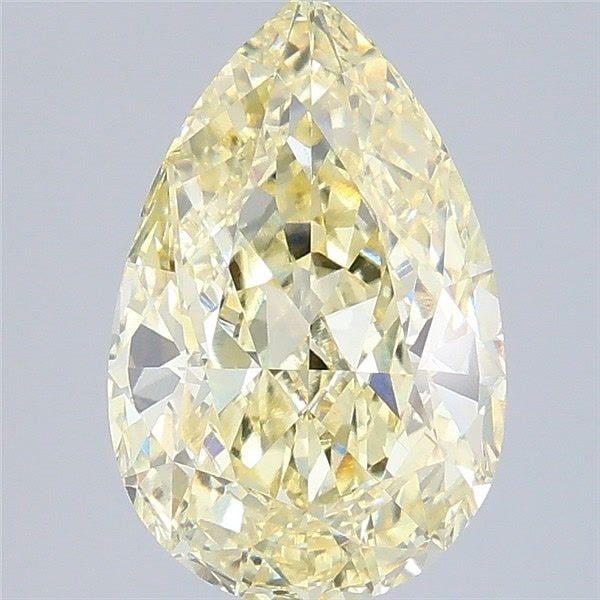 Loose Diamond - PEAR 3.57ct Fancy Yellow VS1: Loose Diamond - PEAR 3.57ct Fancy Yellow VS1 Source: This is a real non-mined Diamond that has been grown in a lab Shape: PEAR Carats: 3.57 Color: Fancy Yellow Certification: IGI Video: