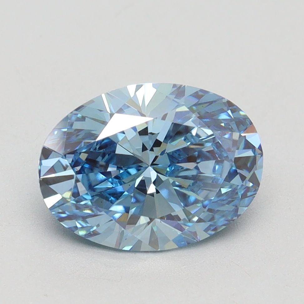 Loose Diamond - OVAL 2.07ct Fancy Vivid Blue VS1: Loose Diamond - OVAL 2.07ct Fancy Vivid Blue VS1 Source: This is a real non-mined Diamond that has been grown in a lab Shape: OVAL Carats: 2.07 Color: Fancy Vivid Blue Certification: IGI Video: Video