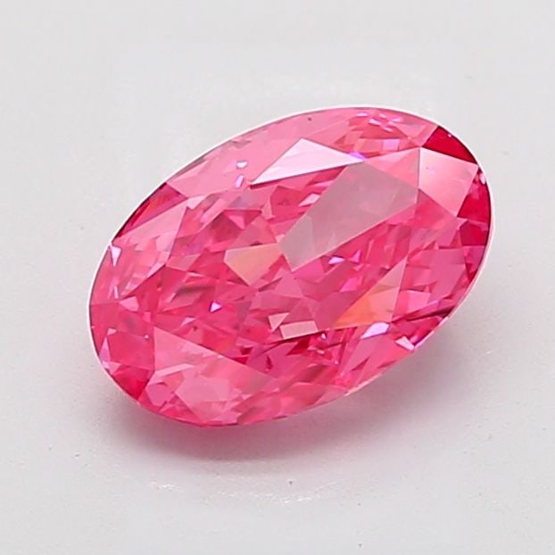 Loose Diamond - OVAL 3.02ct Fancy Vivid Pink VS2: Loose Diamond - OVAL 3.02ct Fancy Vivid Pink VS2 Source: This is a real non-mined Diamond that has been grown in a lab Shape: OVAL Carats: 3.02 Color: Fancy Vivid Pink Certification: IGI Video: Video