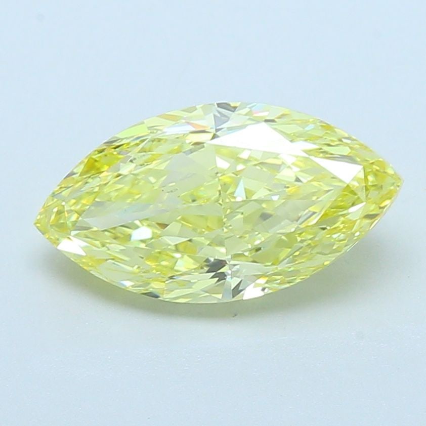 Loose Diamond - MARQUISE 3.79ct Fancy Intense Yellow VS1: Loose Diamond - MARQUISE 3.79ct Fancy Intense Yellow VS1 Source: This is a real non-mined Diamond that has been grown in a lab Shape: MARQUISE Carats: 3.79 Color: Fancy Intense Yellow Certification: