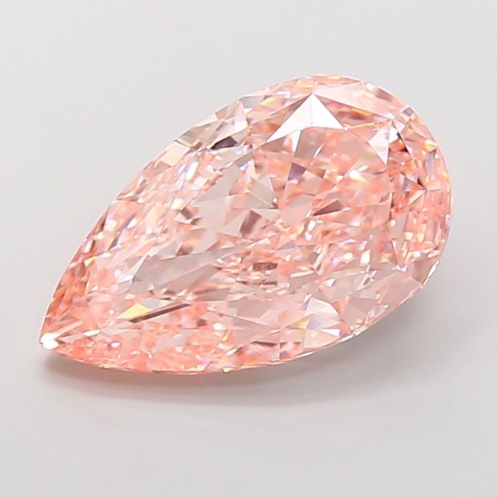 Loose Diamond - PEAR 10.02ct Fancy Vivid Pink VVS2: Loose Diamond - PEAR 10.02ct Fancy Vivid Pink VVS2 Source: This is a real non-mined Diamond that has been grown in a lab Shape: PEAR Carats: 10.02 Color: Fancy Vivid Pink Certification: IGI Video: