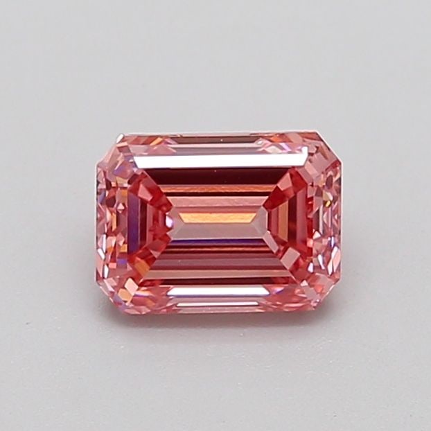Loose Diamond - EMERALD 1.07ct Fancy Vivid Pink VS1: Loose Diamond - EMERALD 1.07ct Fancy Vivid Pink VS1 Source: This is a real non-mined Diamond that has been grown in a lab Shape: EMERALD Carats: 1.07 Color: Fancy Vivid Pink Certification: IGI Video: