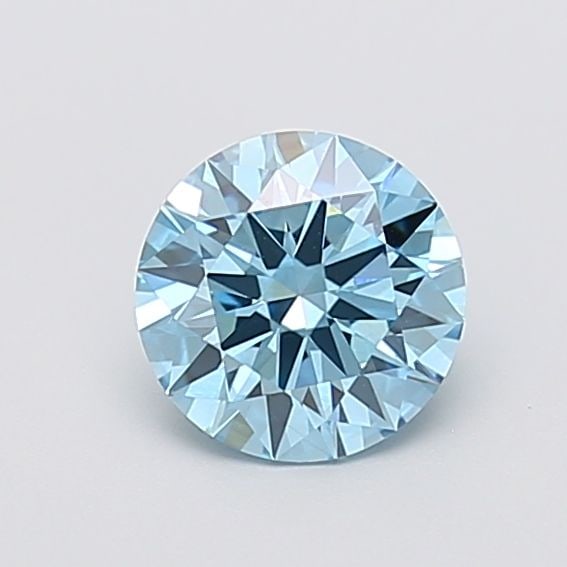 Ideal Loose Diamond - ROUND 1.19ct Fancy Vivid Blue VVS2: Ideal Loose Diamond - ROUND 1.19ct Fancy Vivid Blue VVS2 Source: This is a real non-mined Diamond that has been grown in a lab Shape: ROUND Carats: 1.19 Color: Fancy Vivid Blue Certification: IGI Vide