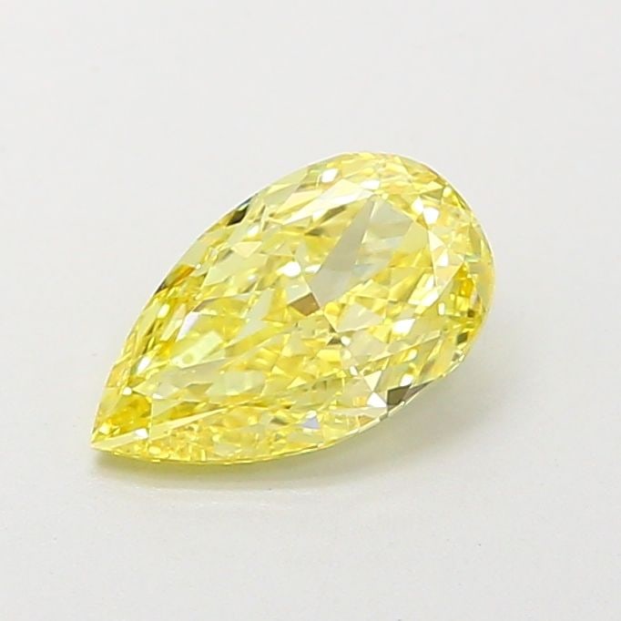 Loose Diamond - PEAR 1.01ct Fancy Intense Yellow VS1: Loose Diamond - PEAR 1.01ct Fancy Intense Yellow VS1 Source: This is a real non-mined Diamond that has been grown in a lab Shape: PEAR Carats: 1.01 Color: Fancy Intense Yellow Certification: IGI Video