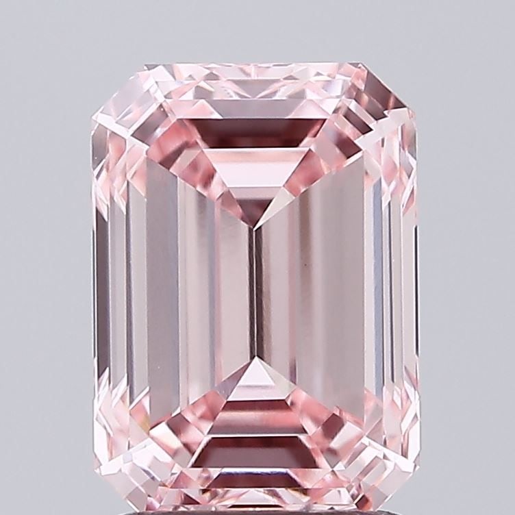 Loose Diamond - EMERALD 2.03ct Fancy Intense Pink VVS2: Loose Diamond - EMERALD 2.03ct Fancy Intense Pink VVS2 Source: This is a real non-mined Diamond that has been grown in a lab Shape: EMERALD Carats: 2.03 Color: Fancy Intense Pink Certification: IGI Vi
