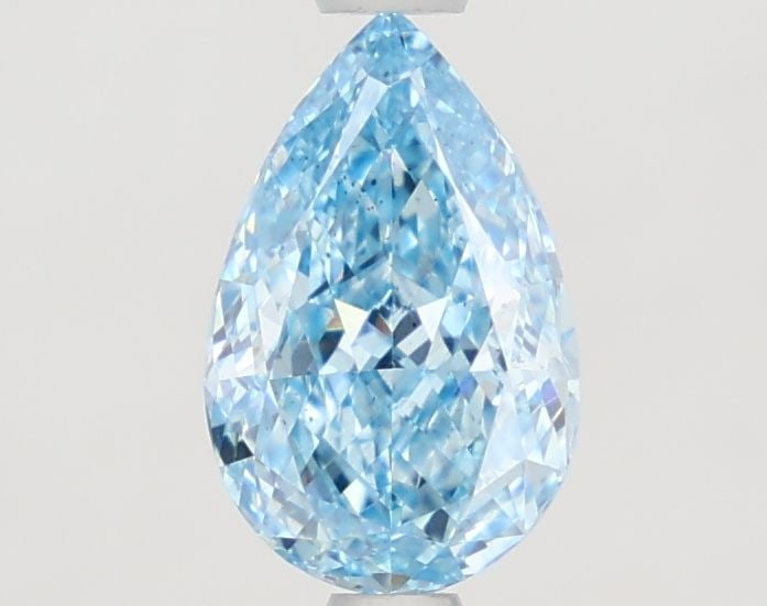 Loose Diamond - PEAR 1.01ct Fancy Vivid Blue SI1: Loose Diamond - PEAR 1.01ct Fancy Vivid Blue SI1 Source: This is a real non-mined Diamond that has been grown in a lab Shape: PEAR Carats: 1.01 Color: Fancy Vivid Blue Certification: NONE Additional i