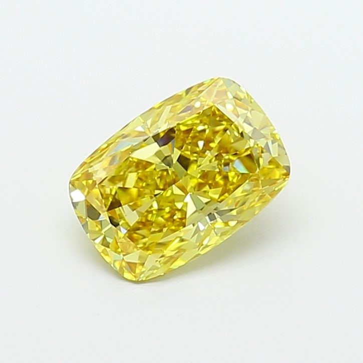 Loose Diamond - CUSHION MODIFIED 2.52ct Fancy Intense Yellow VVS2: Loose Diamond - CUSHION MODIFIED 2.52ct Fancy Intense Yellow VVS2 Source: This is a real non-mined Diamond that has been grown in a lab Shape: CUSHION MODIFIED Carats: 2.52 Color: Fancy Intense