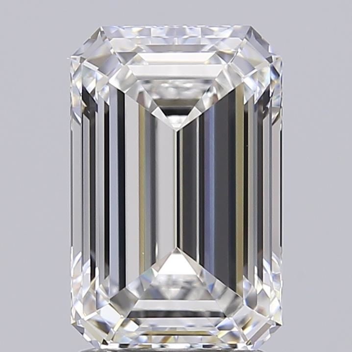 Loose Diamond - EMERALD 2.52ct E VVS2: Loose Diamond - EMERALD 2.52ct E VVS2 Source: This is a real non-mined Diamond that has been grown in a lab Shape: EMERALD Carats: 2.52 Color: E Clarity: VVS2 Certification: IGI Video: