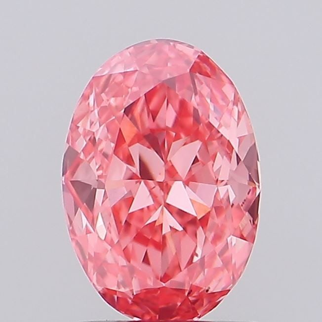 Loose Diamond - OVAL 1.27ct Fancy Vivid Pink VVS2: Loose Diamond - OVAL 1.27ct Fancy Vivid Pink VVS2 Source: This is a real non-mined Diamond that has been grown in a lab Shape: OVAL Carats: 1.27 Color: Fancy Vivid Pink Certification: IGI Video: