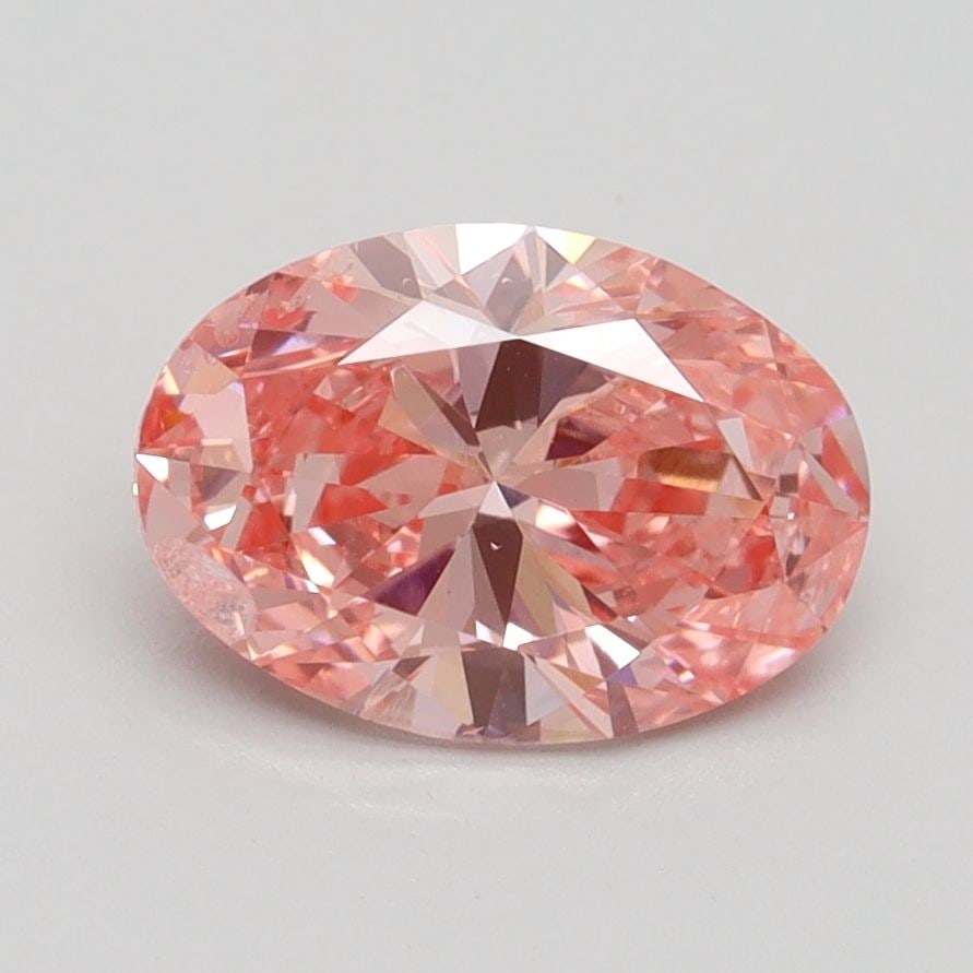 Loose Diamond - OVAL 1.51ct Fancy Vivid Pink SI1: Loose Diamond - OVAL 1.51ct Fancy Vivid Pink SI1 Source: This is a real non-mined Diamond that has been grown in a lab Shape: OVAL Carats: 1.51 Color: Fancy Vivid Pink Certification: IGI Video:
