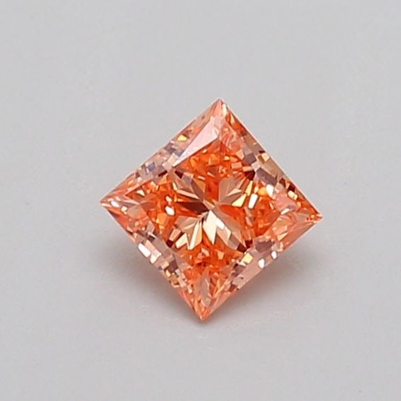 Loose Diamond - PRINCESS 0.3ct Fancy Intense Brownish Orange VS1: Loose Diamond - PRINCESS 0.3ct Fancy Intense Brownish Orange VS1 Source: This is a real non-mined Diamond that has been grown in a lab Shape: PRINCESS Carats: 0.3 Color: Fancy Intense Brownish Orange