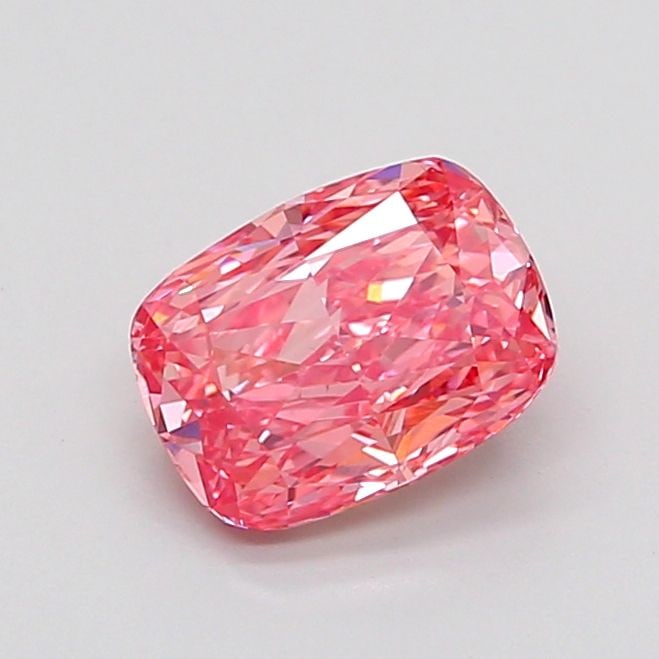 Loose Diamond - CUSHION MODIFIED 1.54ct Fancy Vivid Pink VVS2: Loose Diamond - CUSHION MODIFIED 1.54ct Fancy Vivid Pink VVS2 Source: This is a real non-mined Diamond that has been grown in a lab Shape: CUSHION MODIFIED Carats: 1.54 Color: Fancy Vivid Pink Certifi