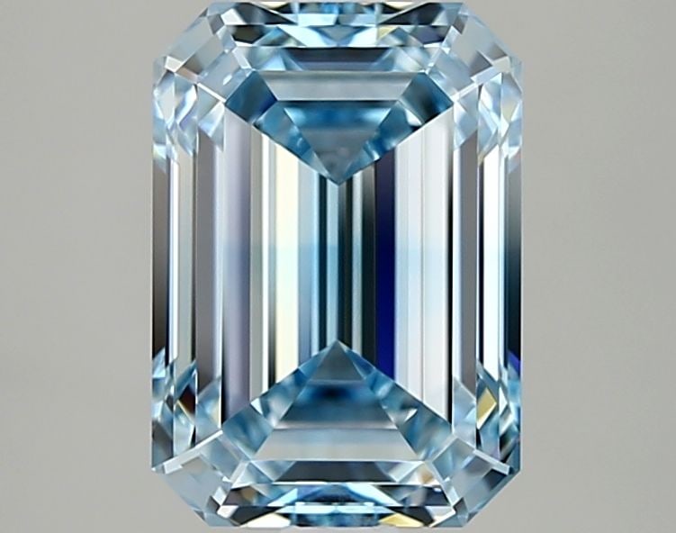 Loose Diamond - EMERALD 3.05ct Fancy Intense Blue VVS1: Loose Diamond - EMERALD 3.05ct Fancy Intense Blue VVS1 Source: This is a real non-mined Diamond that has been grown in a lab Shape: EMERALD Carats: 3.05 Color: Fancy Intense Blue Certification: IGI Vi