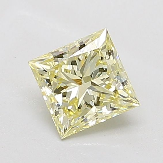 Loose Diamond - PRINCESS 1.07ct Fancy Yellow VVS2: Loose Diamond - PRINCESS 1.07ct Fancy Yellow VVS2 Source: This is a real non-mined Diamond that has been grown in a lab Shape: PRINCESS Carats: 1.07 Color: Fancy Yellow Certification: IGI Video:
