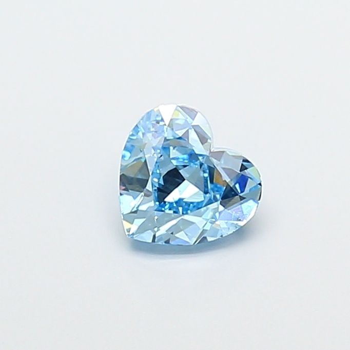 Loose Diamond - HEART 1.27ct Fancy Vivid Blue SI1: Loose Diamond - HEART 1.27ct Fancy Vivid Blue SI1 Source: This is a real non-mined Diamond that has been grown in a lab Shape: HEART Carats: 1.27 Color: Fancy Vivid Blue Certification: IGI Video: