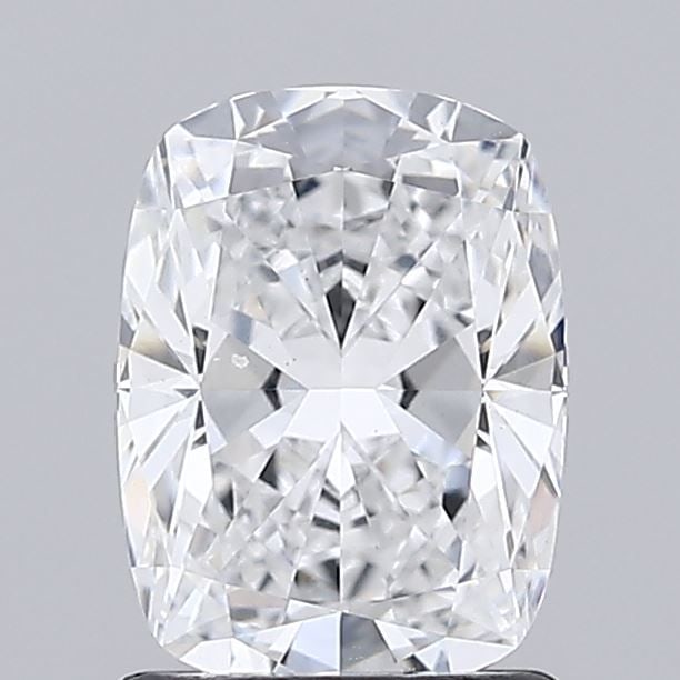 Loose Diamond - CUSHION BRILLIANT 1.46ct D VVS2: Loose Diamond - CUSHION BRILLIANT 1.46ct D VVS2 Source: This is a real non-mined Diamond that has been grown in a lab Shape: CUSHION BRILLIANT Carats: 1.46 Color: D Clarity: VVS2 Certification: GCAL V