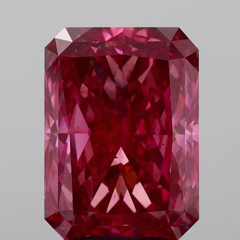 Loose Diamond - RADIANT 4.6ct Fancy Vivid Pink VS2: Loose Diamond - RADIANT 4.6ct Fancy Vivid Pink VS2 Source: This is a real non-mined Diamond that has been grown in a lab Shape: RADIANT Carats: 4.6 Color: Fancy Vivid Pink Certification: IGI Video: