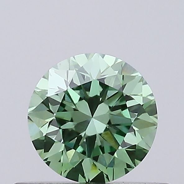 Loose Diamond - ROUND 0.47ct Fancy Vivid Green VVS2: Loose Diamond - ROUND 0.47ct Fancy Vivid Green VVS2 Source: This is a real non-mined Diamond that has been grown in a lab Shape: ROUND Carats: 0.47 Color: Fancy Vivid Green Certification: IGI Video: