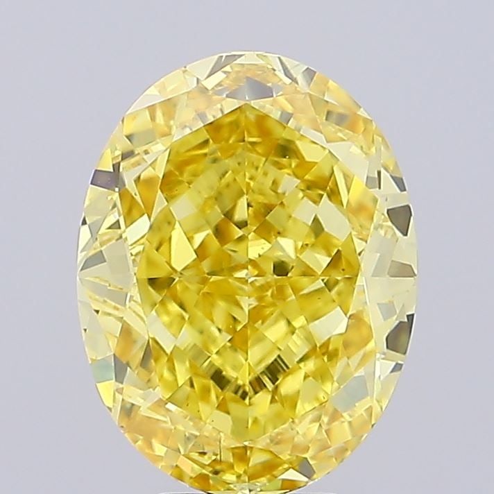 Loose Diamond - OVAL 7.19ct Fancy Vivid Yellow VS1: Loose Diamond - OVAL 7.19ct Fancy Vivid Yellow VS1 Source: This is a real non-mined Diamond that has been grown in a lab Shape: OVAL Carats: 7.19 Color: Fancy Vivid Yellow Certification: IGI Video: