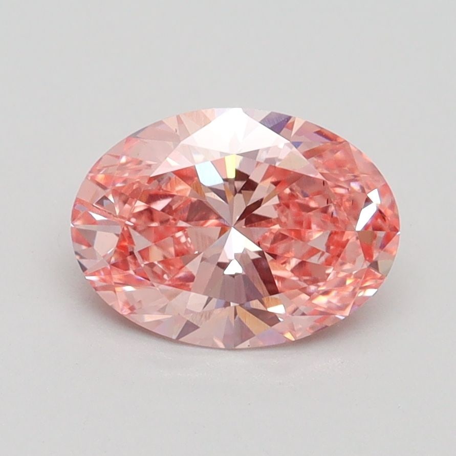 Loose Diamond - OVAL 1.29ct Fancy Intense Pink SI2: Loose Diamond - OVAL 1.29ct Fancy Intense Pink SI2 Source: This is a real non-mined Diamond that has been grown in a lab Shape: OVAL Carats: 1.29 Color: Fancy Intense Pink Certification: IGI Video: