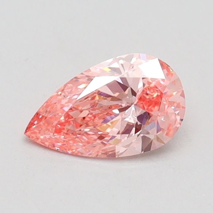 Loose Diamond - PEAR 0.5ct Fancy Intense Pink SI1: Loose Diamond - PEAR 0.5ct Fancy Intense Pink SI1 Source: This is a real non-mined Diamond that has been grown in a lab Shape: PEAR Carats: 0.5 Color: Fancy Intense Pink Certification: IGI Video: