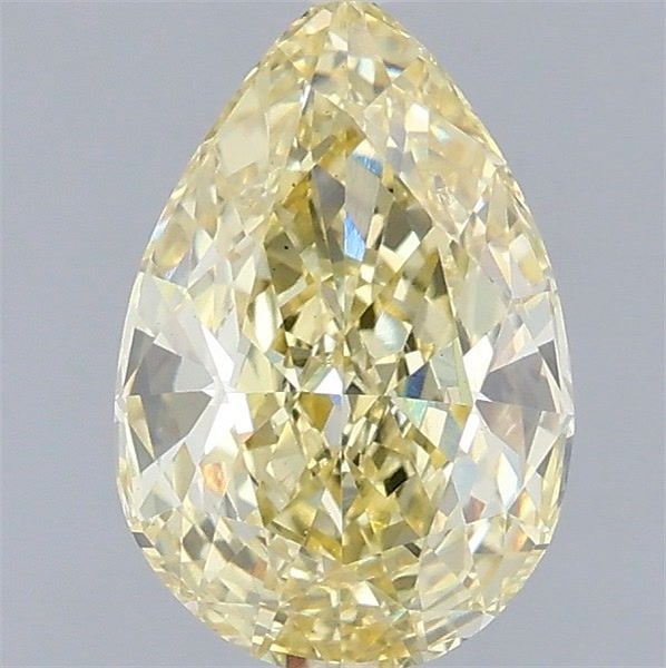 Loose Diamond - PEAR 1.57ct Fancy Intense Yellow VS1: Loose Diamond - PEAR 1.57ct Fancy Intense Yellow VS1 Source: This is a real non-mined Diamond that has been grown in a lab Shape: PEAR Carats: 1.57 Color: Fancy Intense Yellow Certification: IGI