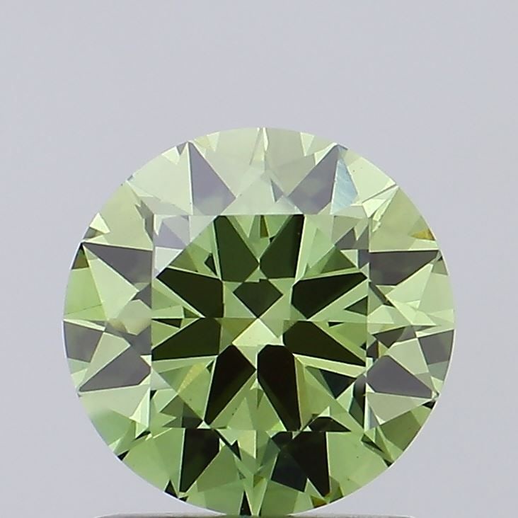 Loose Diamond - ROUND 1.34ct Fancy Vivid Green VVS2: Loose Diamond - ROUND 1.34ct Fancy Vivid Green VVS2 Source: This is a real non-mined Diamond that has been grown in a lab Shape: ROUND Carats: 1.34 Color: Fancy Vivid Green Certification: IGI Video: