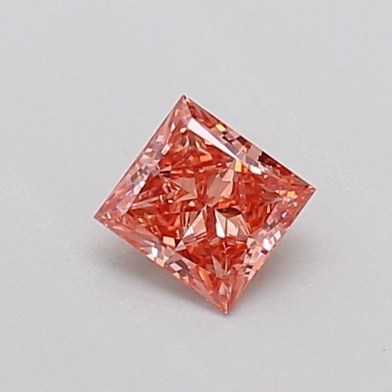 Loose Diamond - PRINCESS 0.3ct Fancy Vivid Orangey Brown VS2: Loose Diamond - PRINCESS 0.3ct Fancy Vivid Orangey Brown VS2 Source: This is a real non-mined Diamond that has been grown in a lab Shape: PRINCESS Carats: 0.3 Color: Fancy Vivid Orangey Brown