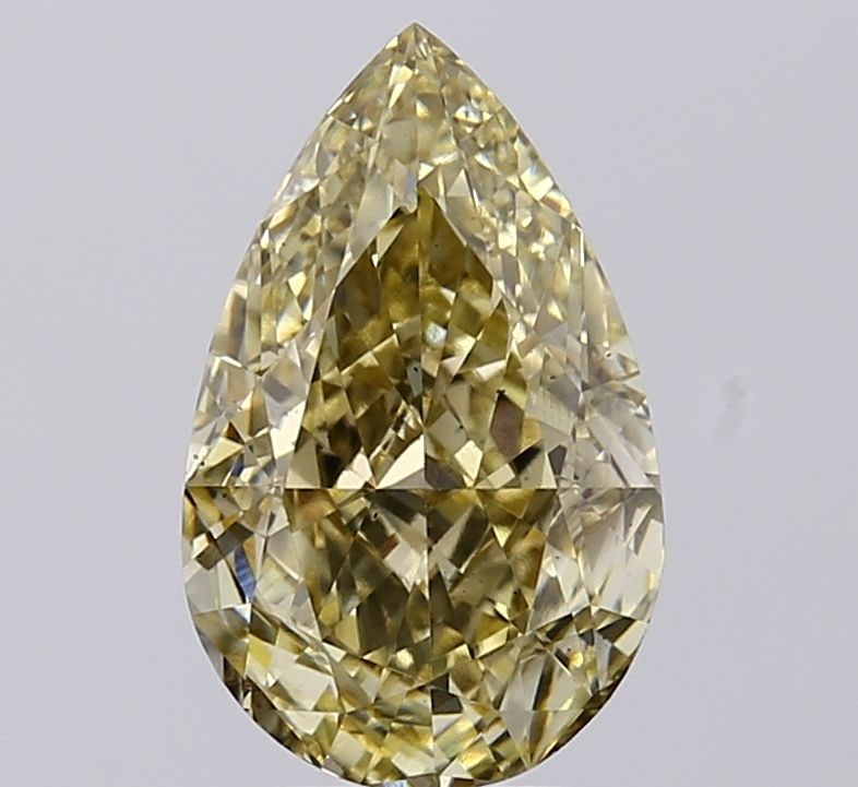 Loose Diamond - PEAR 3.09ct Fancy Light Yellow VS2: Loose Diamond - PEAR 3.09ct Fancy Light Yellow VS2 Source: This is a real non-mined Diamond that has been grown in a lab Shape: PEAR Carats: 3.09 Color: Fancy Light Yellow Certification: IGI Video: