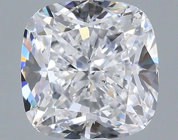 Loose Diamond - CUSHION BRILLIANT 1.55ct D VS2: Loose Diamond - CUSHION BRILLIANT 1.55ct D VS2 Source: This is a real non-mined Diamond that has been grown in a lab Shape: CUSHION BRILLIANT Carats: 1.55 Color: D Clarity: VS2 Certification: IGI Vide