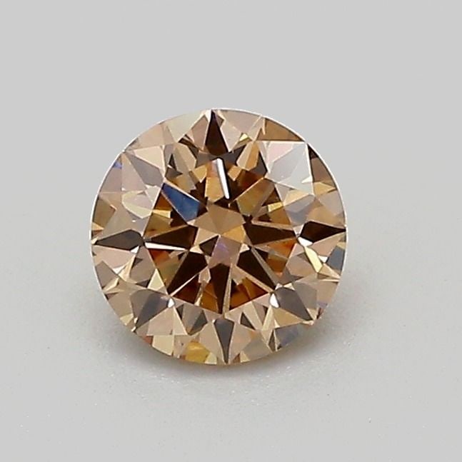 Loose Diamond - ROUND 0.51ct Fancy Light Brown VS1: Loose Diamond - ROUND 0.51ct Fancy Light Brown VS1 Source: This is a real non-mined Diamond that has been grown in a lab Shape: ROUND Carats: 0.51 Color: Fancy Light Brown Certification: IGI Video: