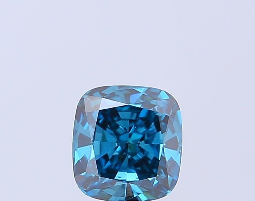 Loose Diamond - CUSHION MODIFIED 1.55ct Fancy Vivid Blue VS1: Loose Diamond - CUSHION MODIFIED 1.55ct Fancy Vivid Blue VS1 Source: This is a real non-mined Diamond that has been grown in a lab Shape: CUSHION MODIFIED Carats: 1.55 Color: Fancy Vivid Blue Certific