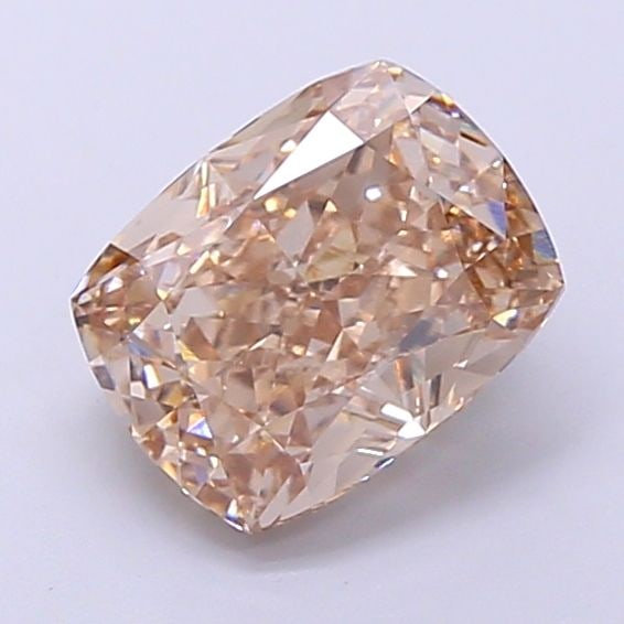 Loose Diamond - CUSHION MODIFIED 3.01ct Fancy Light Brown VS1: Loose Diamond - CUSHION MODIFIED 3.01ct Fancy Light Brown VS1 Source: This is a real non-mined Diamond that has been grown in a lab Shape: CUSHION MODIFIED Carats: 3.01 Color: Fancy Light Brown Certif