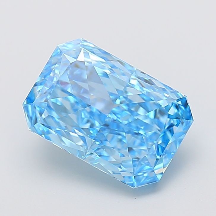 Loose Diamond - RADIANT 4.04ct Fancy Vivid Blue VVS2: Loose Diamond - RADIANT 4.04ct Fancy Vivid Blue VVS2 Source: This is a real non-mined Diamond that has been grown in a lab Shape: RADIANT Carats: 4.04 Color: Fancy Vivid Blue Certification: IGI Video: