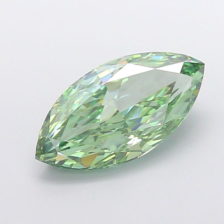 Loose Diamond - MARQUISE 3.02ct Fancy Vivid Green VVS2: Loose Diamond - MARQUISE 3.02ct Fancy Vivid Green VVS2 Source: This is a real non-mined Diamond that has been grown in a lab Shape: MARQUISE Carats: 3.02 Color: Fancy Vivid Green Certification: IGI Vi