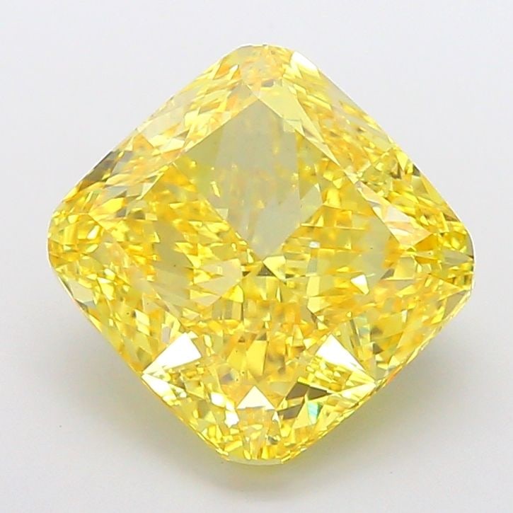 Loose Diamond - CUSHION MODIFIED 10.26ct Fancy Vivid Yellow VS1: Loose Diamond - CUSHION MODIFIED 10.26ct Fancy Vivid Yellow VS1 Source: This is a real non-mined Diamond that has been grown in a lab Shape: CUSHION MODIFIED Carats: 10.26 Color: Fancy Vivid Yellow Ce
