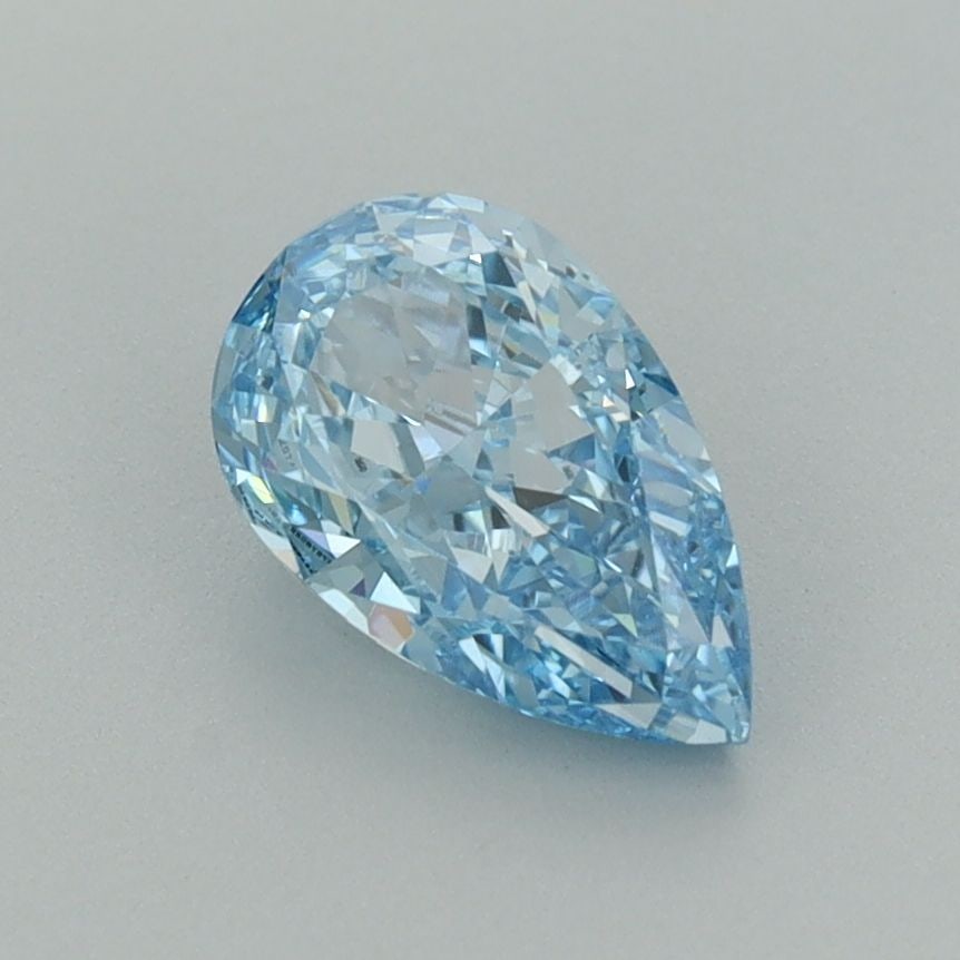 Loose Diamond - PEAR 1.08ct Fancy Vivid Blue VVS2: Loose Diamond - PEAR 1.08ct Fancy Vivid Blue VVS2 Source: This is a real non-mined Diamond that has been grown in a lab Shape: PEAR Carats: 1.08 Color: Fancy Vivid Blue Certification: IGI Video: