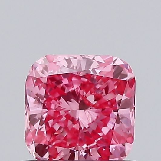 Loose Diamond - CUSHION MODIFIED 0.48ct Fancy Vivid Pink VS1: Loose Diamond - CUSHION MODIFIED 0.48ct Fancy Vivid Pink VS1 Source: This is a real non-mined Diamond that has been grown in a lab Shape: CUSHION MODIFIED Carats: 0.48 Color: Fancy Vivid Pink Certific