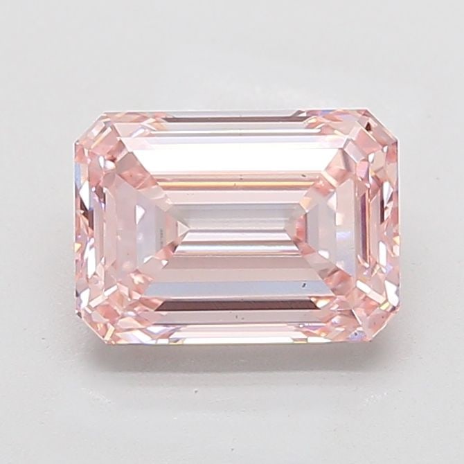Loose Diamond - EMERALD 4.2ct Fancy Intense Pink VS2: Loose Diamond - EMERALD 4.2ct Fancy Intense Pink VS2 Source: This is a real non-mined Diamond that has been grown in a lab Shape: EMERALD Carats: 4.2 Color: Fancy Intense Pink Certification: IGI Video