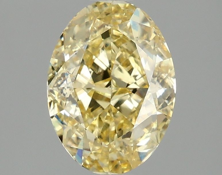 Loose Diamond - OVAL 2.02ct Fancy Intense Yellow VS1: Loose Diamond - OVAL 2.02ct Fancy Intense Yellow VS1 Source: This is a real non-mined Diamond that has been grown in a lab Shape: OVAL Carats: 2.02 Color: Fancy Intense Yellow Certification: IGI
