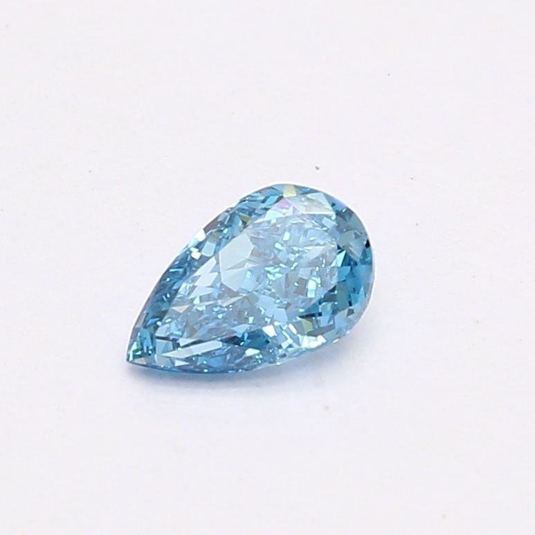 Loose Diamond - PEAR 0.52ct Fancy Vivid Blue VVS2: Loose Diamond - PEAR 0.52ct Fancy Vivid Blue VVS2 Source: This is a real non-mined Diamond that has been grown in a lab Shape: PEAR Carats: 0.52 Color: Fancy Vivid Blue Certification: NONE Video: