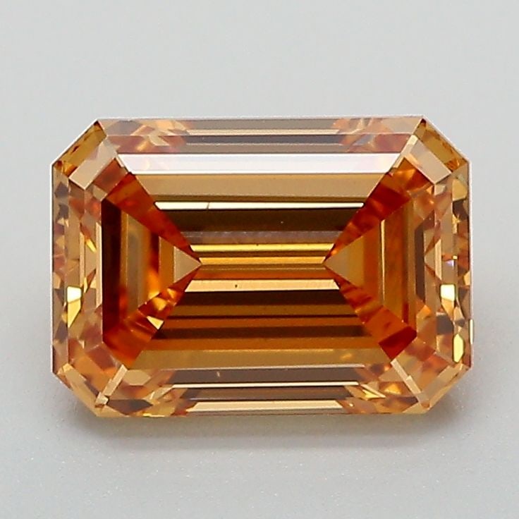 Loose Diamond - EMERALD 1.91ct Fancy Light Yellowish Brown VS1: Loose Diamond - EMERALD 1.91ct Fancy Light Yellowish Brown VS1 Source: This is a real non-mined Diamond that has been grown in a lab Shape: EMERALD Carats: 1.91 Color: Fancy Light Yellowish Brown
