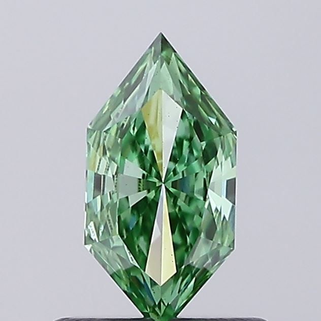 Loose Diamond - HEXAGONAL 0.55ct Fancy Vivid Green VS2: Loose Diamond - HEXAGONAL 0.55ct Fancy Vivid Green VS2 Source: This is a real non-mined Diamond that has been grown in a lab Shape: HEXAGONAL Carats: 0.55 Color: Fancy Vivid Green Certification: IGI